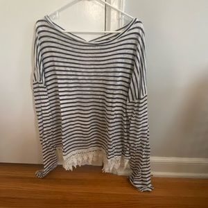 Womens striped long sleeve
